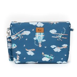 COSMETIC / SACHET "REISTIJD" OP MARINEBLAUW