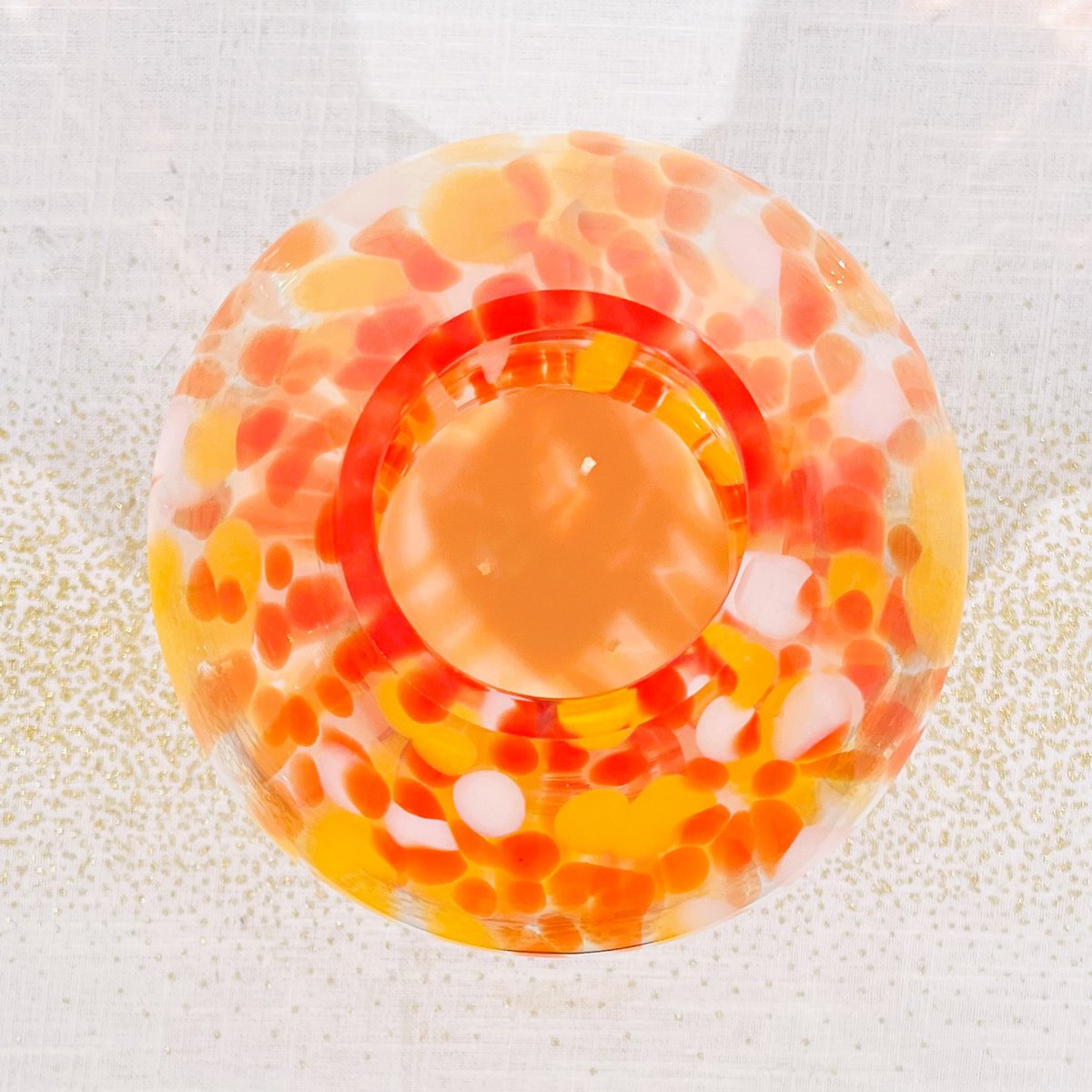 Table Lamp Candle || Orange
