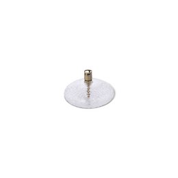 Olielamp Disc hammered brass S