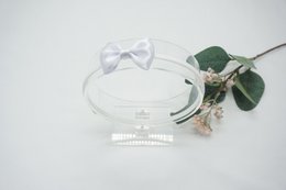Nylon haarband satijnen strik