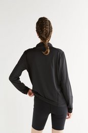 T9010-01 | Unisex troyer met lange mouwen - zwart