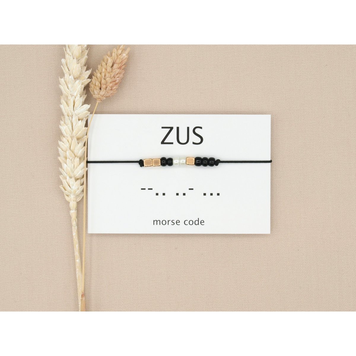 zwart Rosé goud plated
