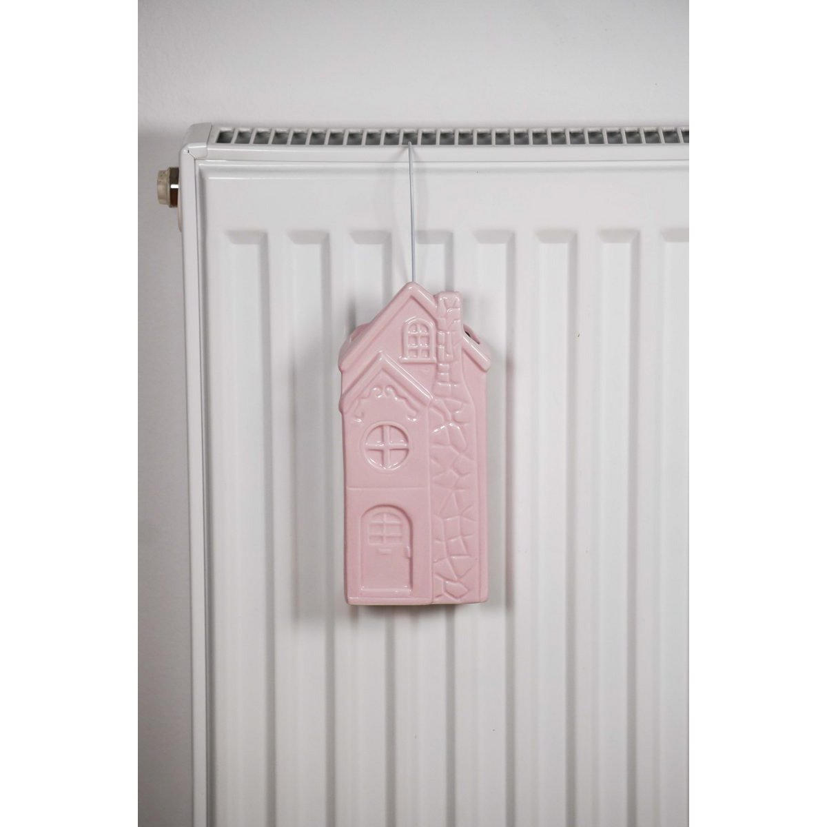 Keramisk luftfugter hus pink Isabelle Rose