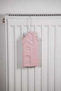 Ceramic humidifier house pink Isabelle Rose