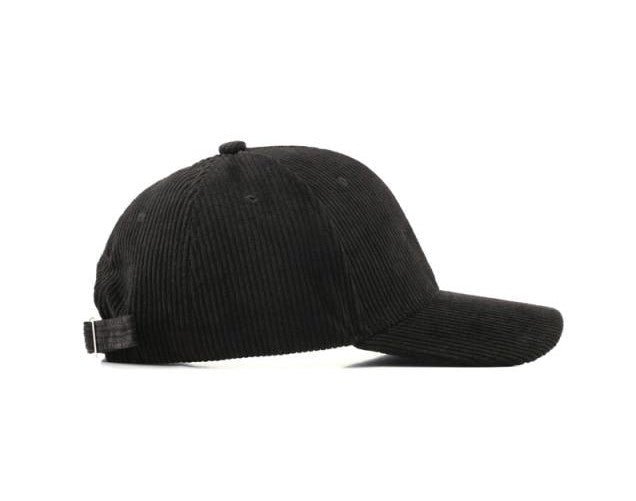 Legend Cap Basic - eindbaas - Corduroy - Black