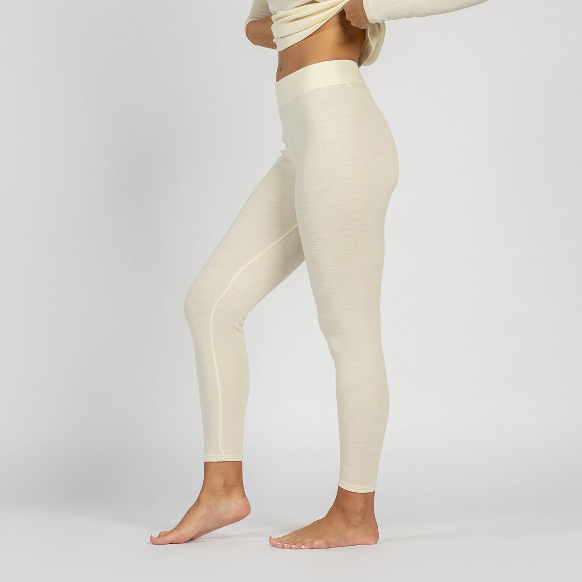 Leggings til kvinder 250 Merino Natural