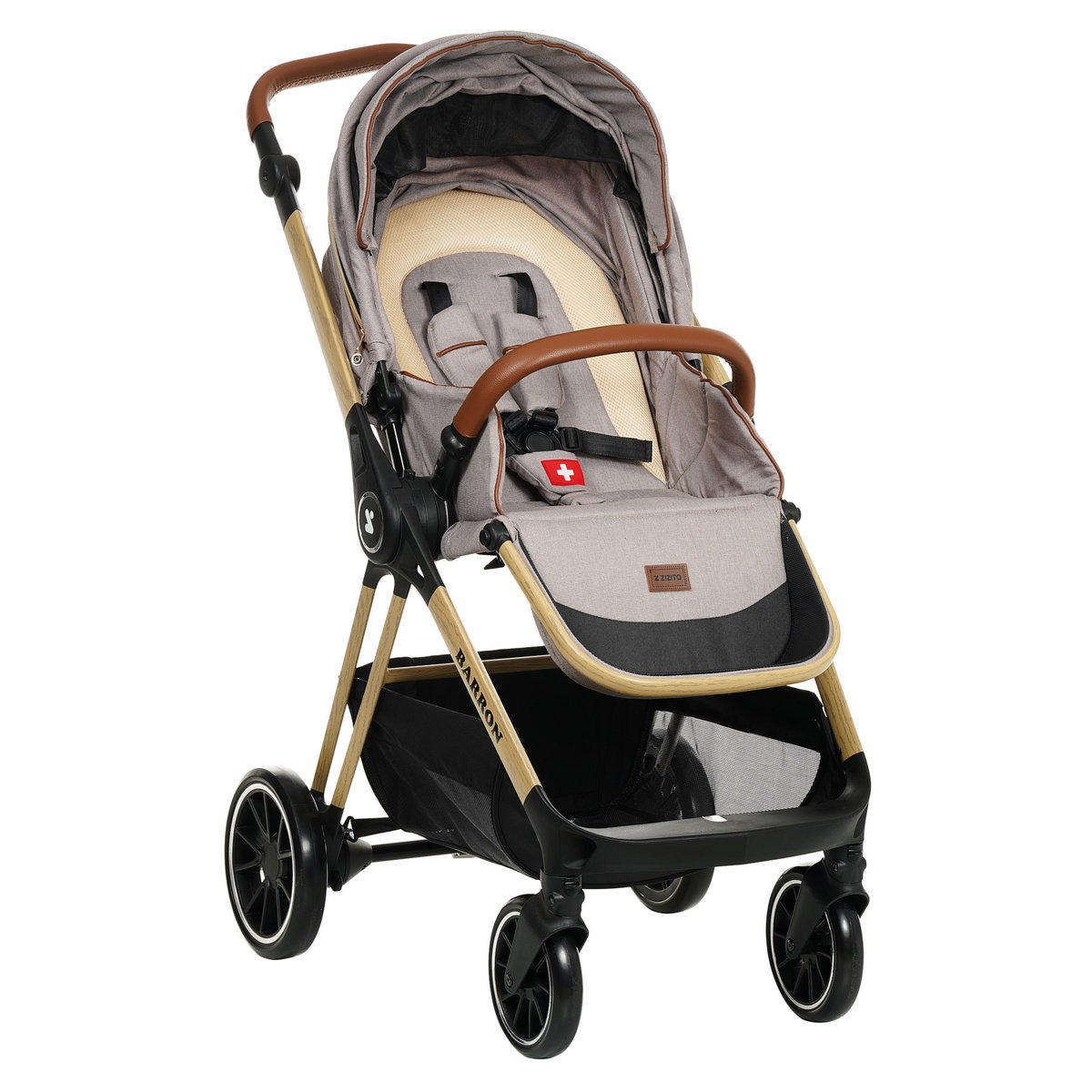 Poussette bébé Barron 3 en 1