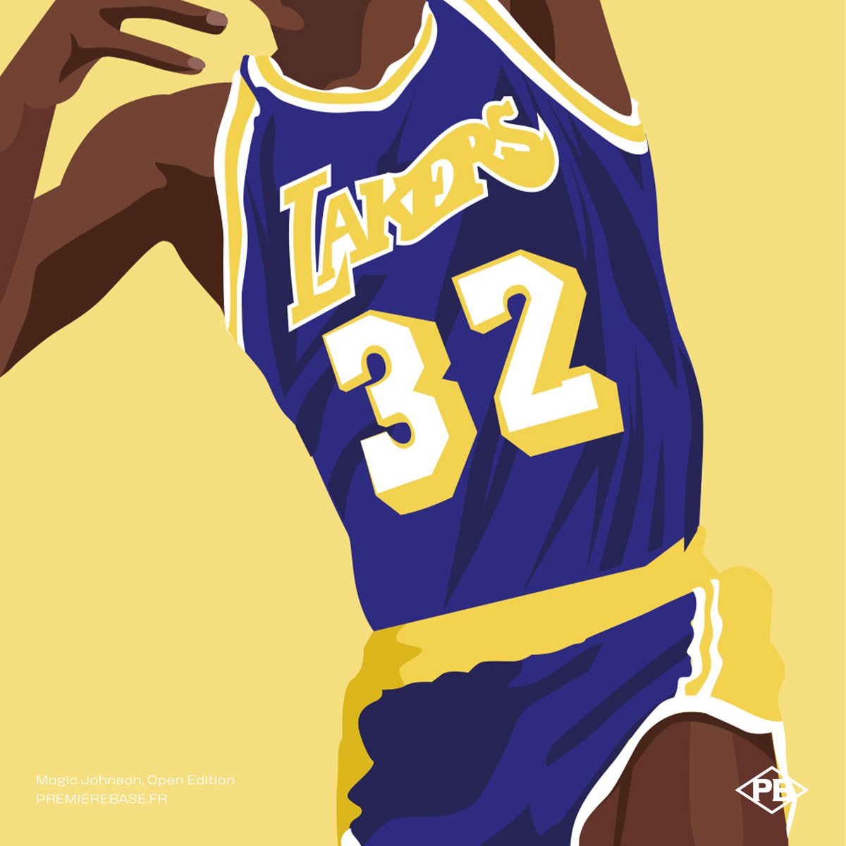 Poster "Magic Johnson" - A4 & 30x40cm - Art print