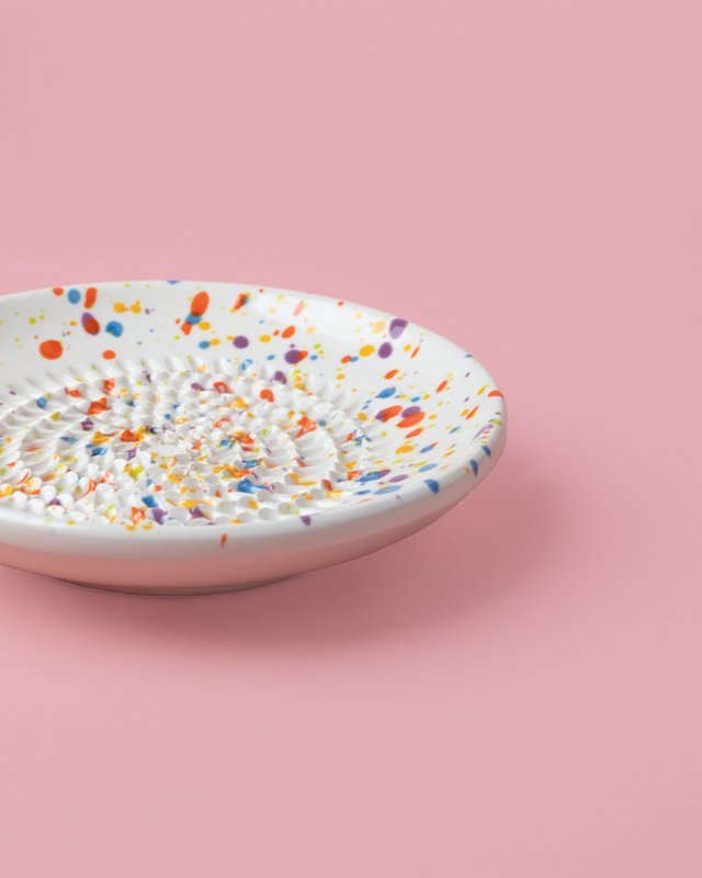 Rallador Little Artisanal Ceramic Plate / Multicolor Carnival