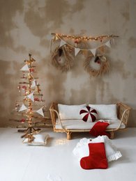 “Red Candy” Christmas Family Stocking, holidays gift