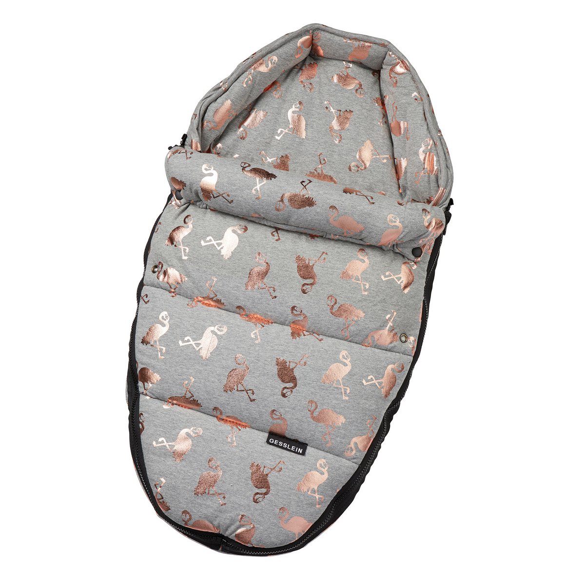 Grey Flamingos grey one size