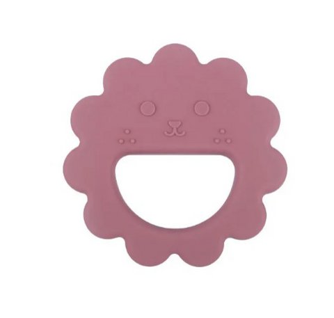 SNUFIE | Baby-Silikon-Beißring | Blume | PFLAUME