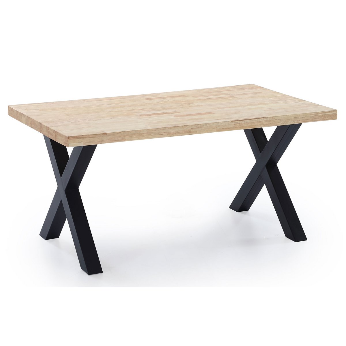 FIXED DINING TABLE X-LOFT 160 OAK / BLACK. OK1200 (8472)