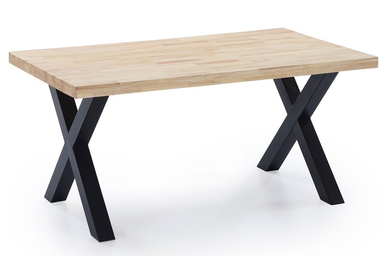 TAVOLO DA PRANZO FISSO X-LOFT 160 ROVERE / NERO. OK1200 (8472)