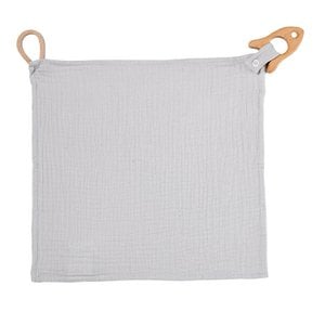 Knuffeldoekje mousseline Rocket Grey