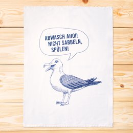 Tea towel "Washing Ahoy - Seagull"