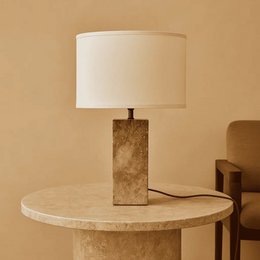 Lampada in travertino Rosie