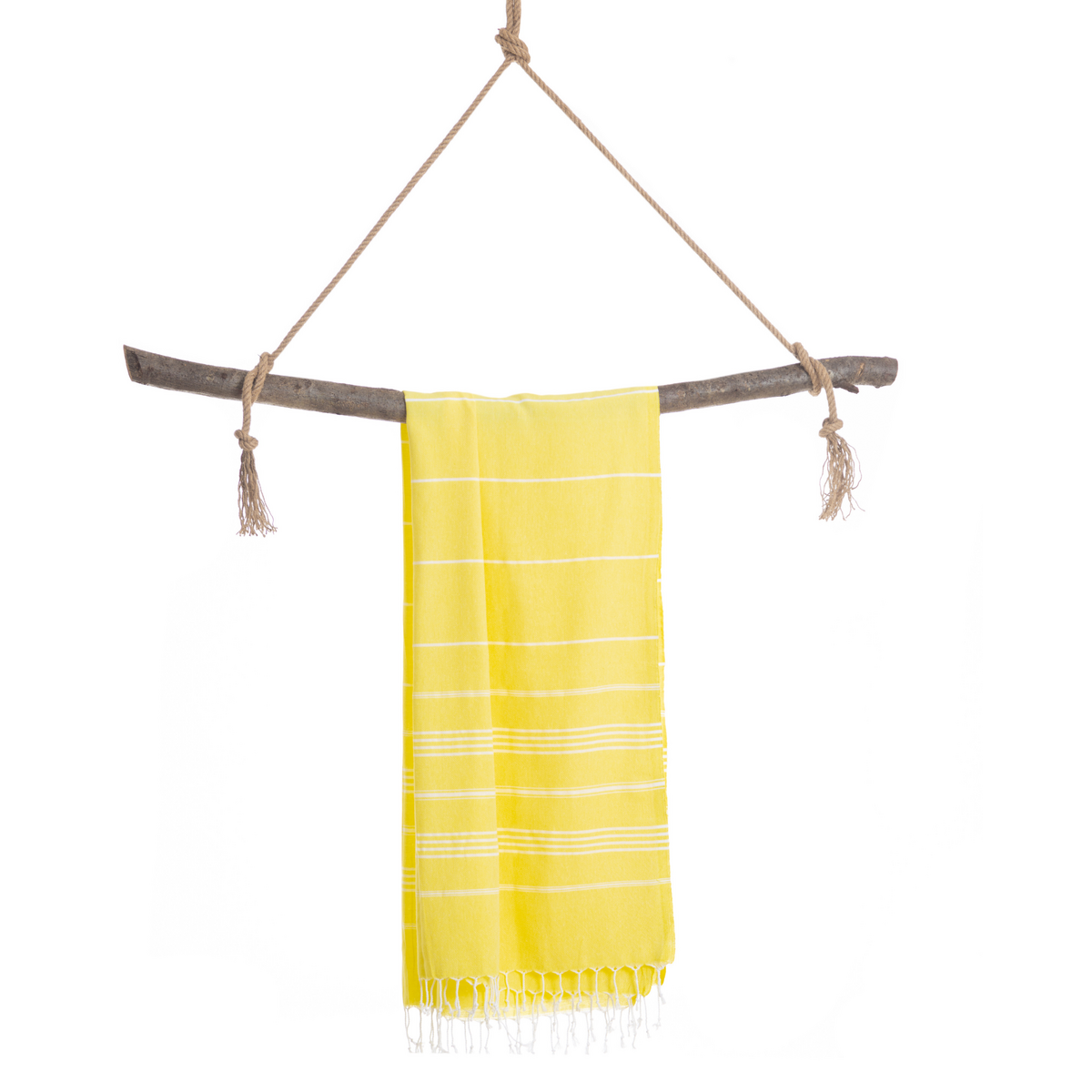 AMARA Bomuld Hammam Pool & Sauna Håndklæde – Letvægts – Gul – 180x100 cm