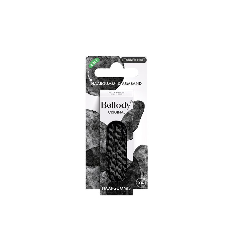 Hårbånd Sort - Bellody®(4 stk.) - Stilfulde flettede hårbånd