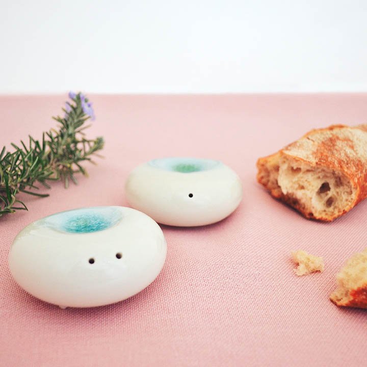 Grübchen Salz + Pfeffer