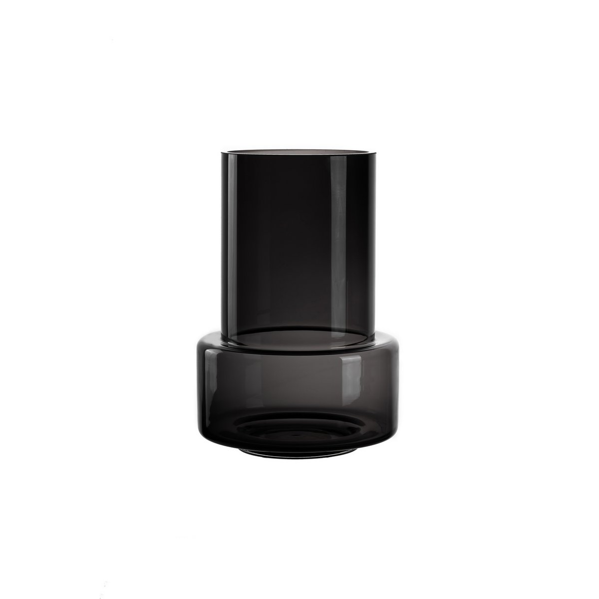 Vase im modernen Retro-Design, tiefgraue Farbe, TYLER12GR