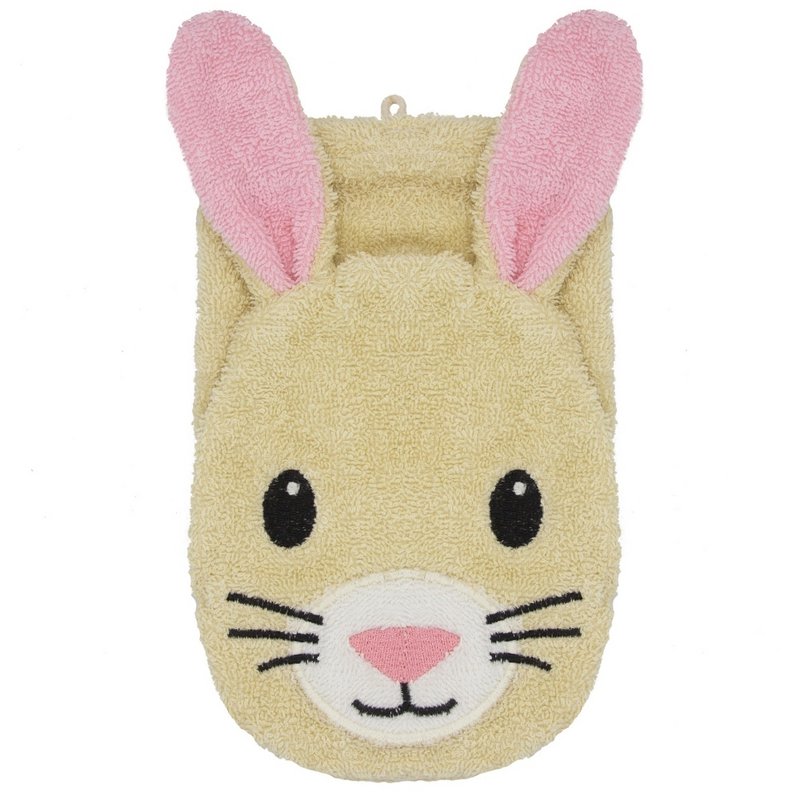 Gant de toilette BIO lapin petit
