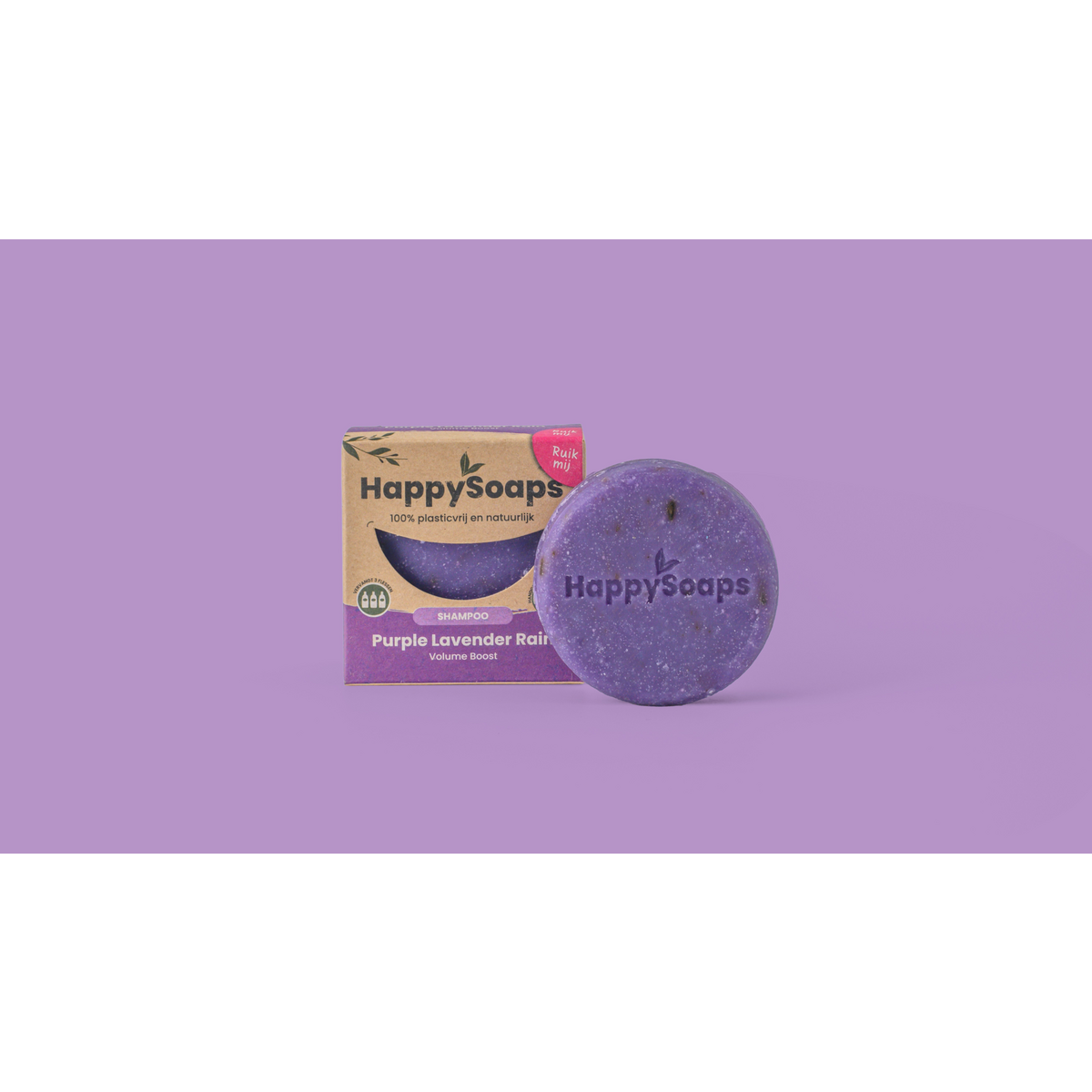 Szampon w kostce - Purple Lavender Rain - Zwiększenie objętości