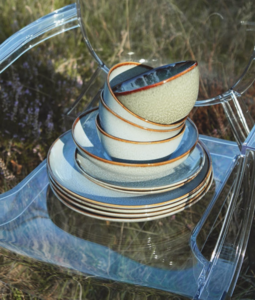 Evora Dinner plate blue  x 6