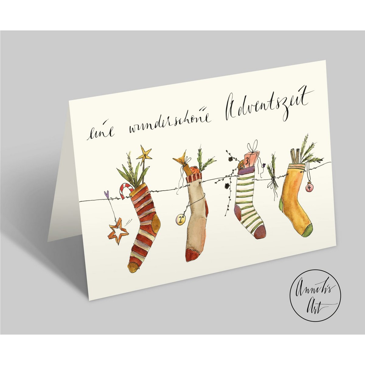 A wonderful Advent season Loving Advent Card | Folded card DIN A6 with envelope