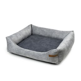 Cuccia per cani e gatti SoftColor - grigio chiaro/multicolore