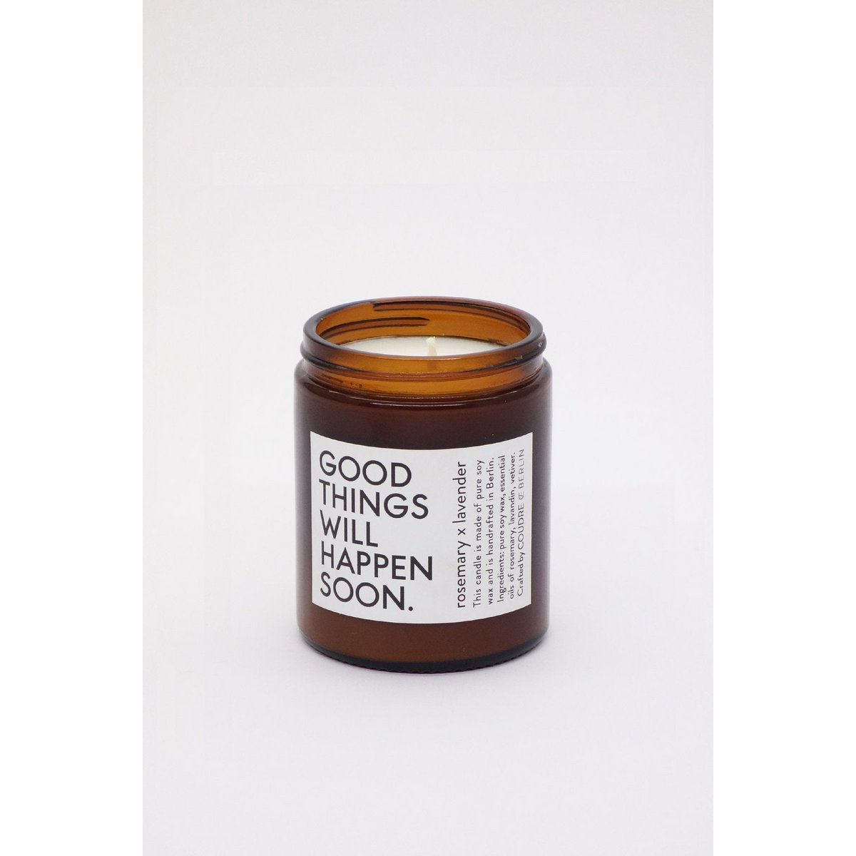 Good things ... Candle rosemary x lavender / ESSENTIALS scented candle