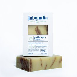 Savon Argile Rouge et Blanche 100g - Savon Argile Rouge & Blanche