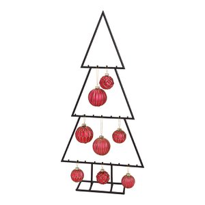 Christmas tree made of metal black (W / H / D) 38x77x10cm