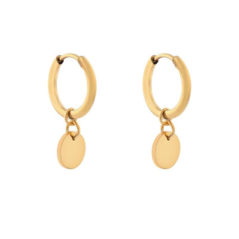EARRINGS MINIMALISTIC COIN