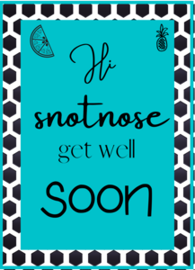 Hi snotnose