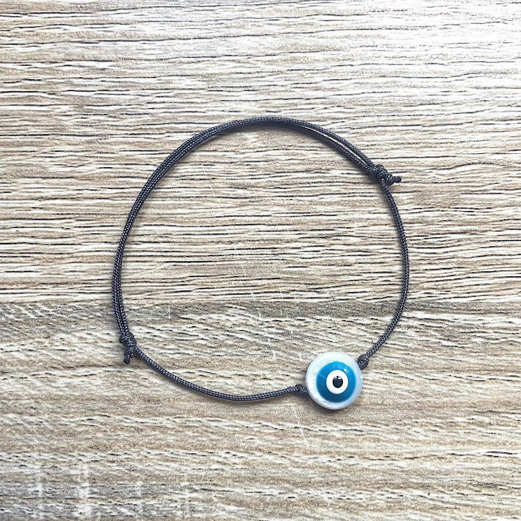 Pulsera de cordón deslizante Lucky Blue Eye