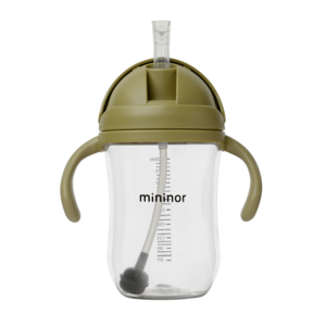 Straw Bottle 330ml "Moss Green"