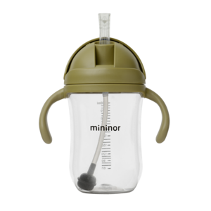 Straw Bottle 330ml "Moss Green"