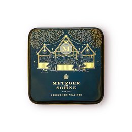 Maggiore Christmas Gingerbread Chocolates Tin - Navy