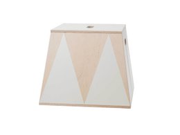 trapezkasse "the roll up" hvidt træ