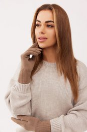 CLASSY gloves - 100% MERINO WOOL – camel