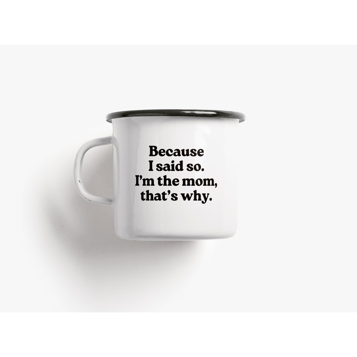 Tasse aus Emaille / I'm The Mom