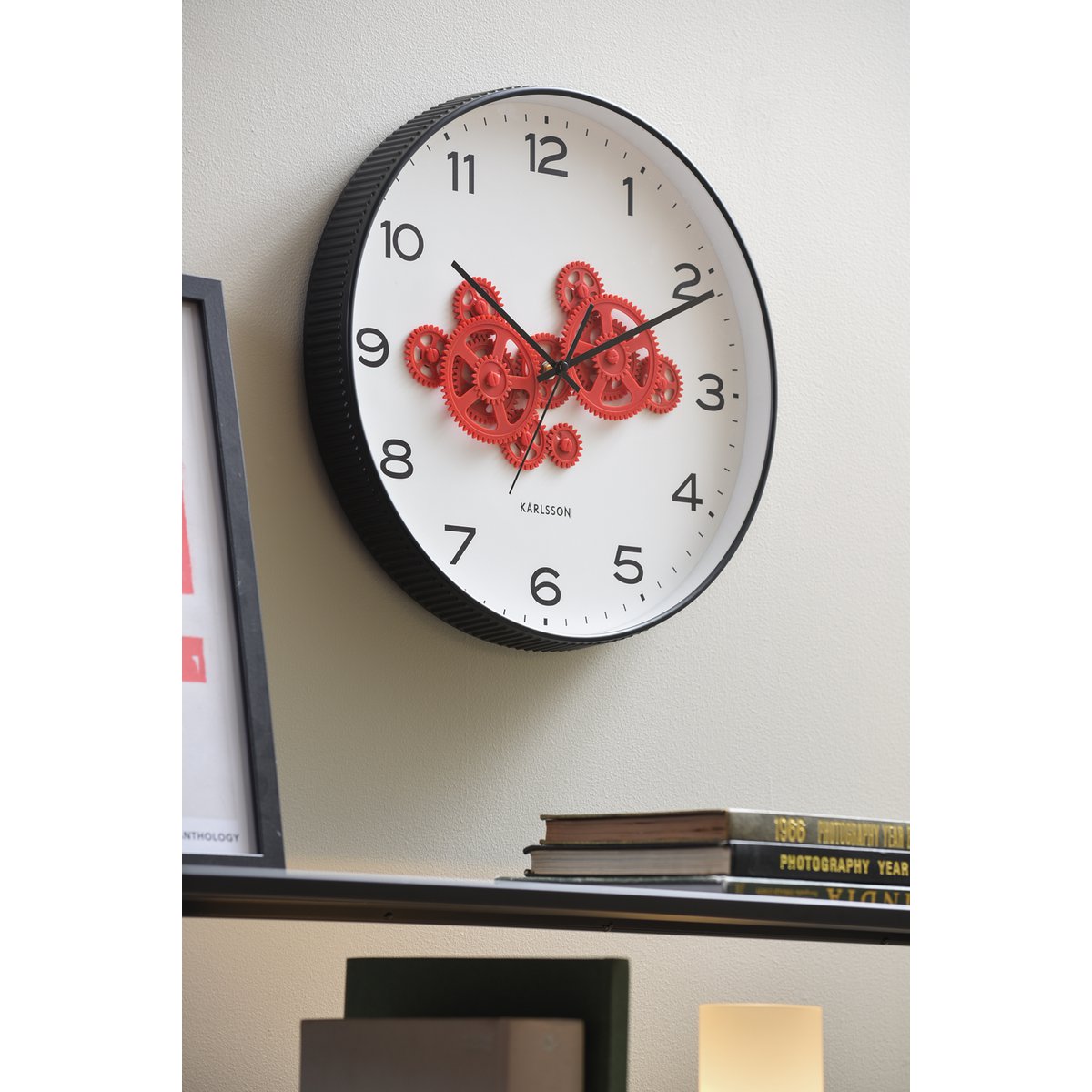 Wanduhr Open Gear