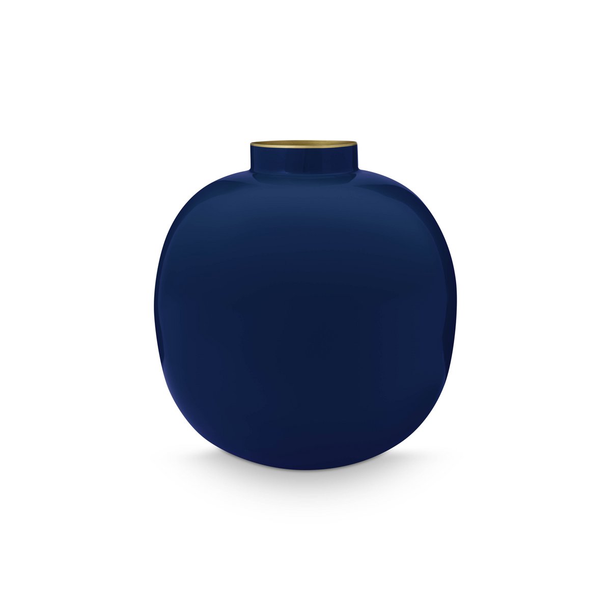 Vase Metal Blue 23cm