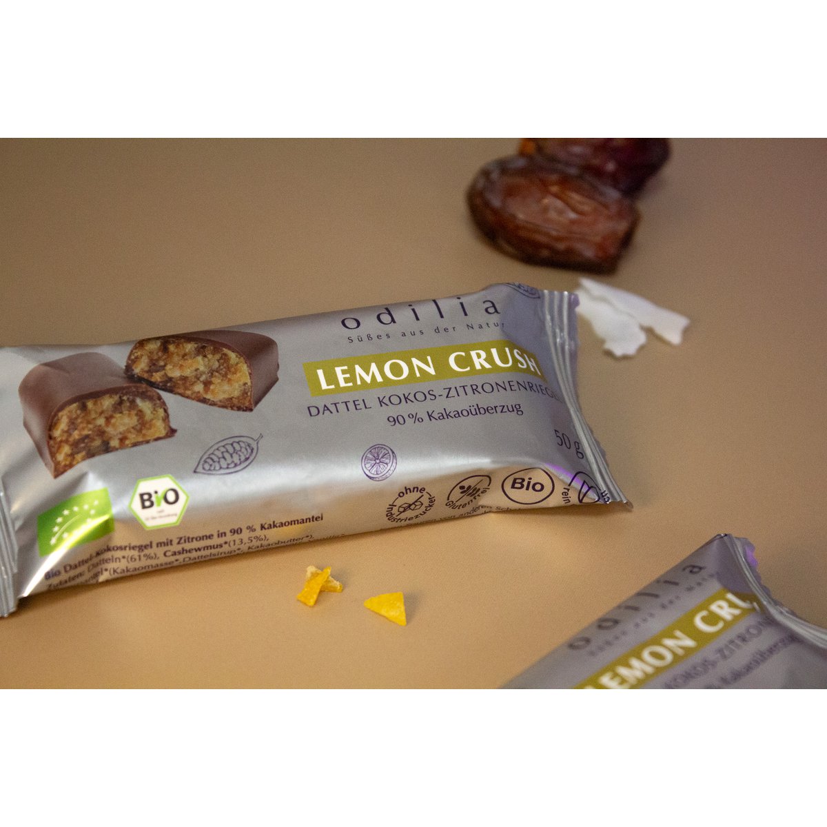 Lemon Crush Date Coconut Lemon Bars