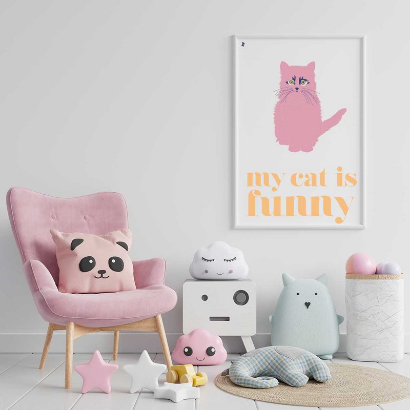 MIN KAT ER SJOV PLAKAT