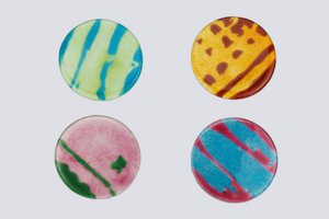Artisano Coasters set of 4 Multicolor