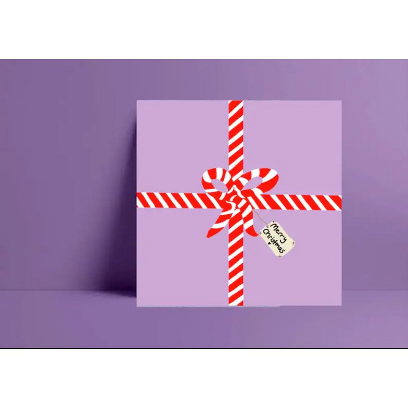 Postkarte * Geschenk• Merry Christmas