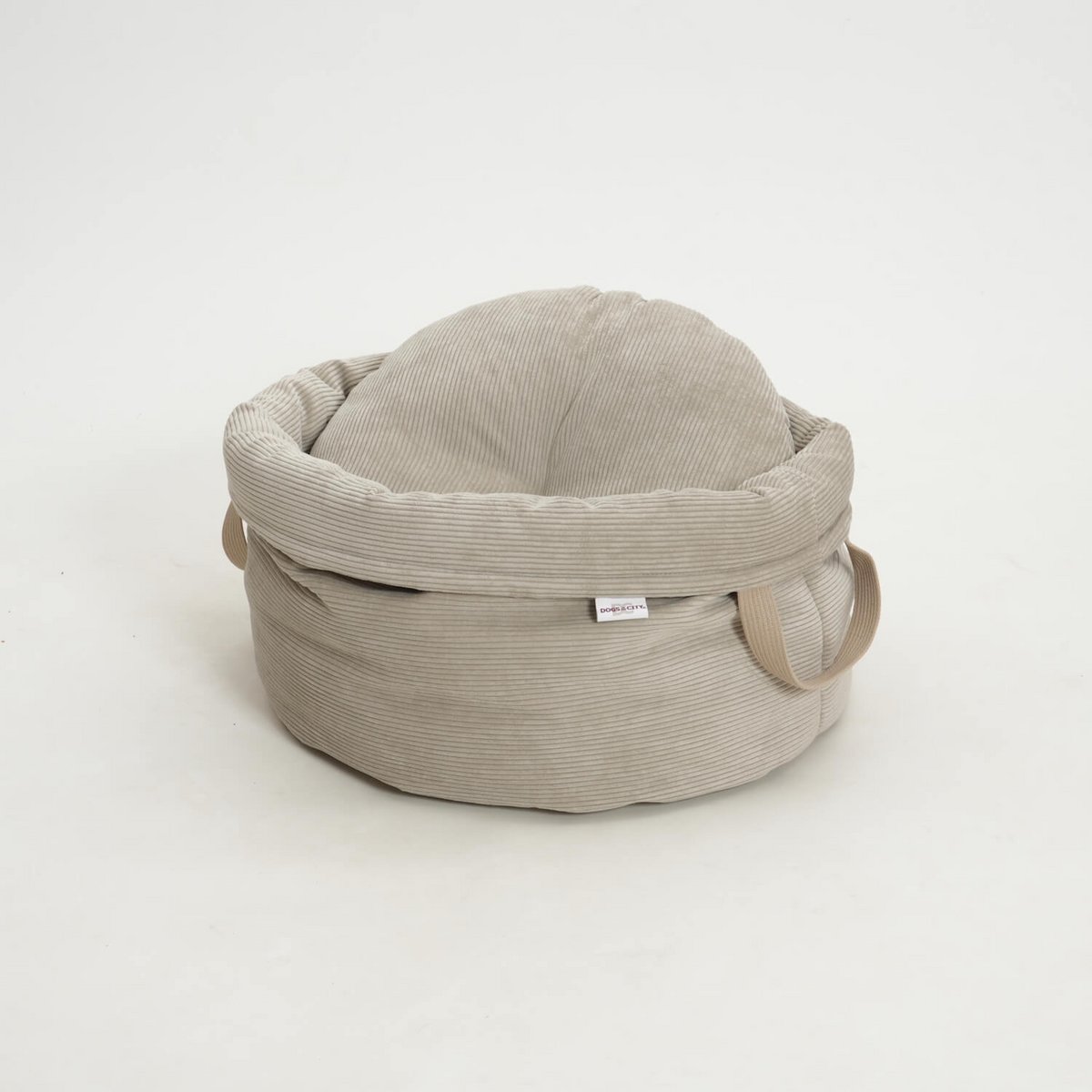 Hundekörbchen Shopper Little Basket Chelsea Cord gravel