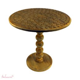 Houten Tafel June Yellow